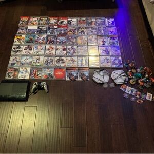 Used PS3 super slim 500 GB with 57 games and accessories